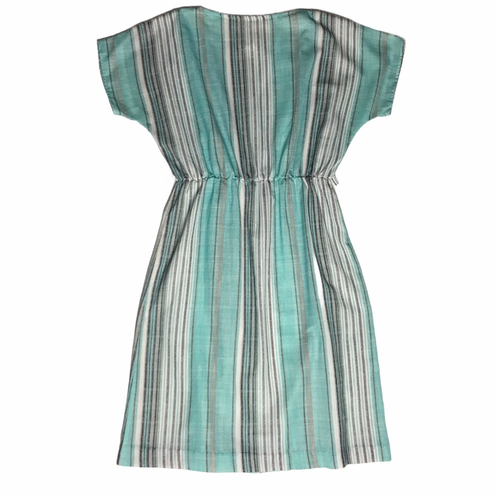 Vintage Katies Blue White Striped Dress Size 16 - Picture 6 of 9